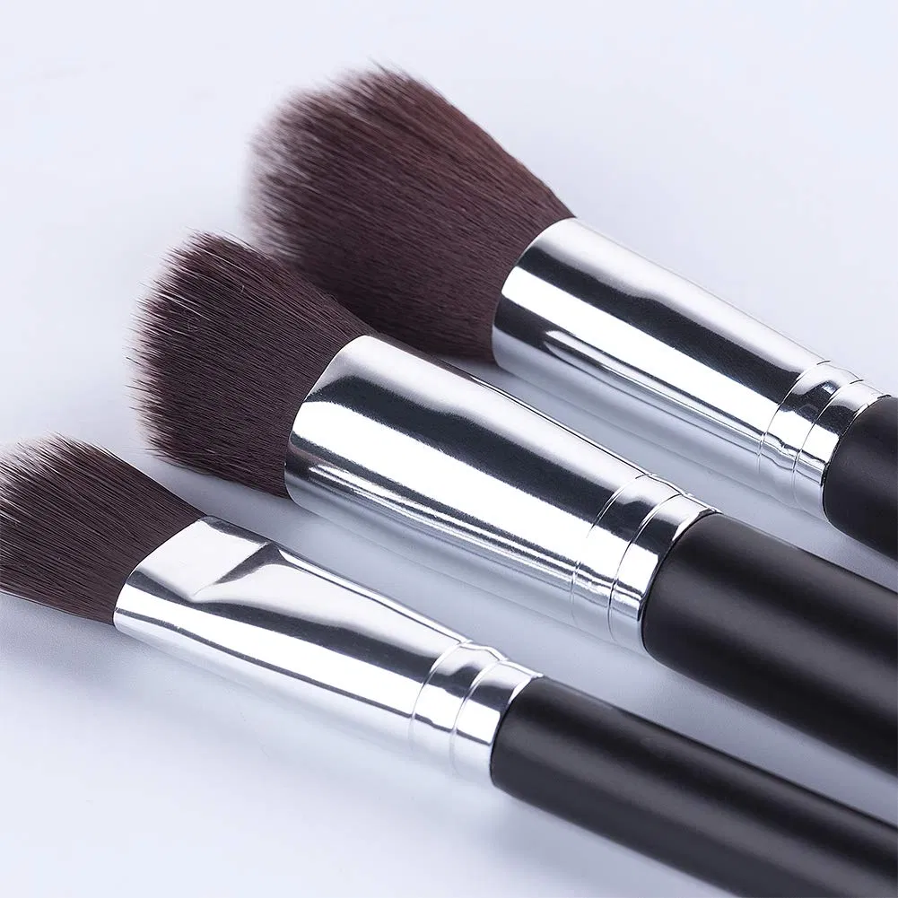 Beautichen 15pieces Black Unique PRO Manufacturer Vegan Wooden Professional Private Label Custom New Luxury Make up Brushes Set
