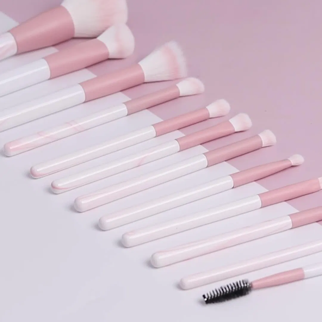 Beginner Friendly Pink Makeup Brush Set Eyebrow Comb Makeup Brush