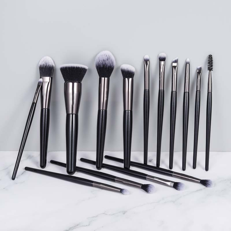 Hot Sell Cosmetics Brushes OEM Acceptable 15PCS Professional Makeup Brushes Set for Promotional Gift