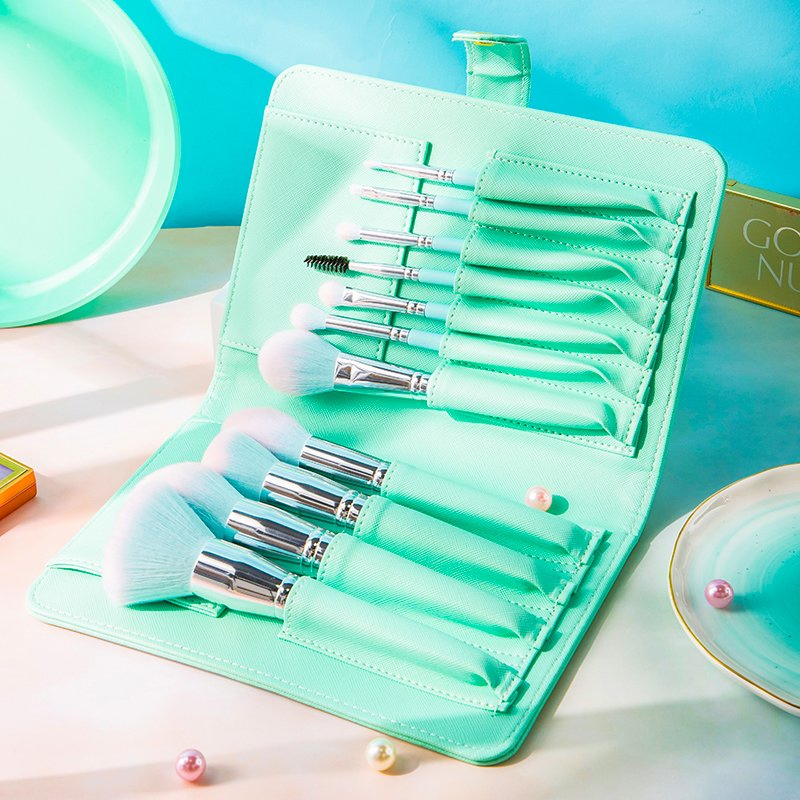 11PCS Makeup Brush Set Foundation Powder Eyebrow Eyeshadow Blending Blush Double Head Brush Beauty Make up Kit Tool