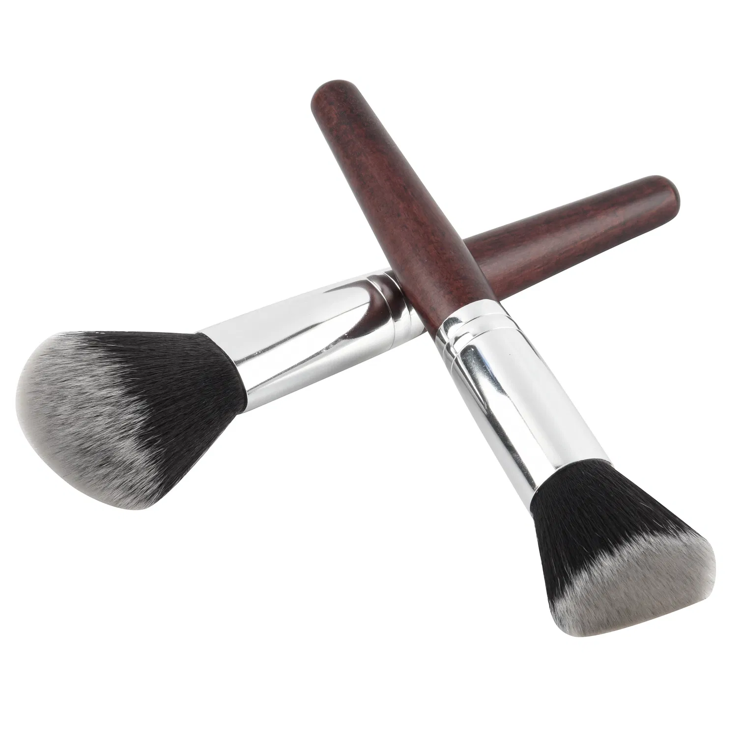 Beautichen Private Label Customized 10 PCS Wood Color Foundation Brush Makeup Set