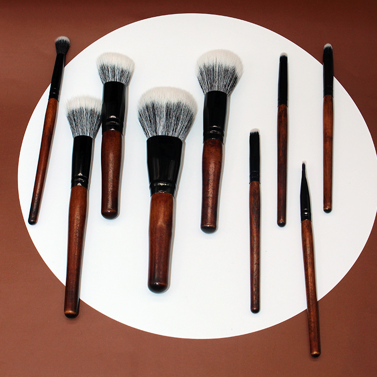 Beautichen 9PCS Amazon Bestseller Brush Set - Factory Direct Loose Powder/Blush/Highlight Brushes Ready Stock, Wholesale Cosmetic Tools