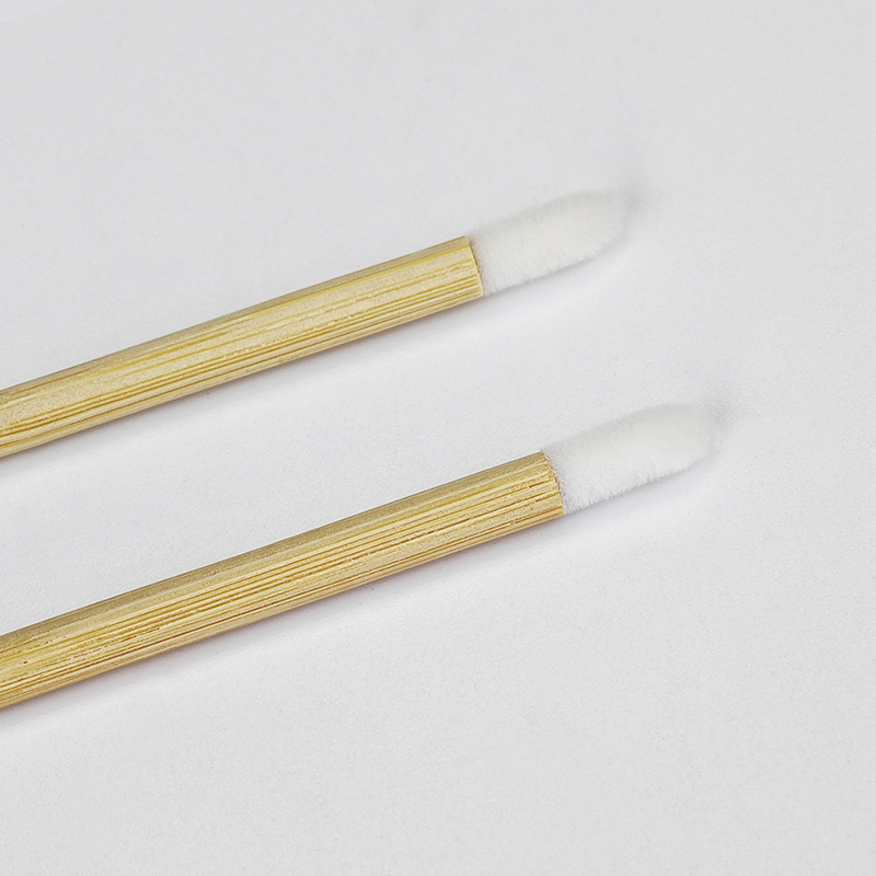 Eco Friendly Disposable Bamboo Lipstick Applicator Bamboo Lip Brush