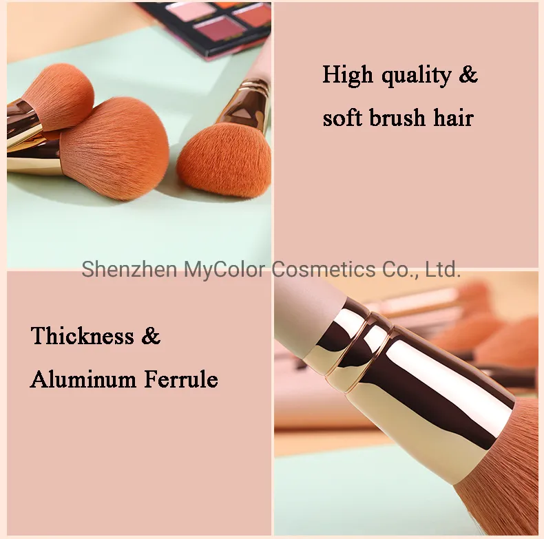 Pink Makeup Brush Details