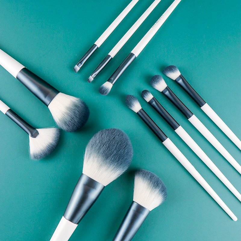 2021 Professional 11PCS Soft Makeup Brushes Private Label Foundation Face Makeup Brush Set