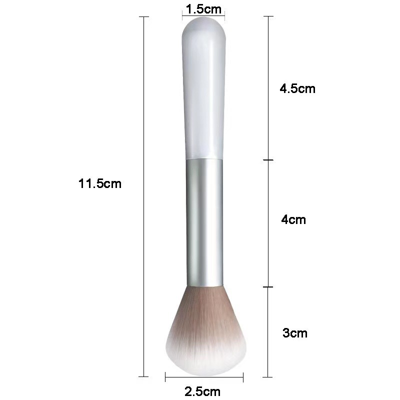 Beautichen Single Brush - Blush Highlighter Powder Portable Makeup Brush Beginner Tool OEM Bulk
