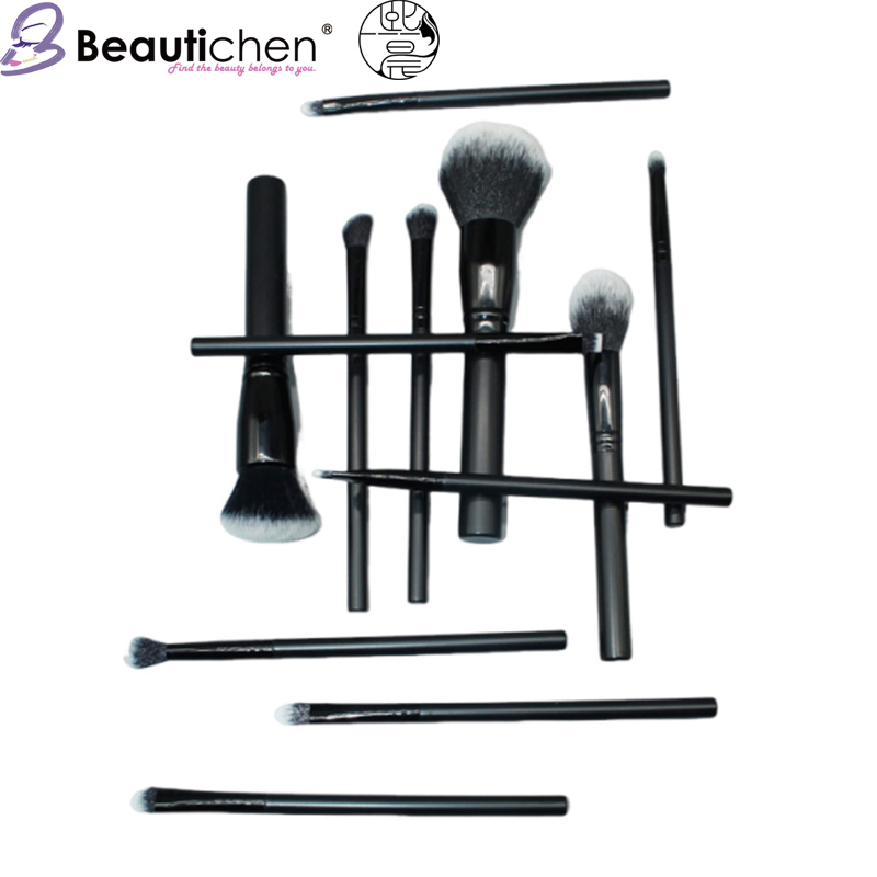 12 PCS Makeup Brush Set for Beginners with Wave Shape Angled Contour Brush, Soft Synthetic Vegan Bristles, Cosmetic Brushes Kit