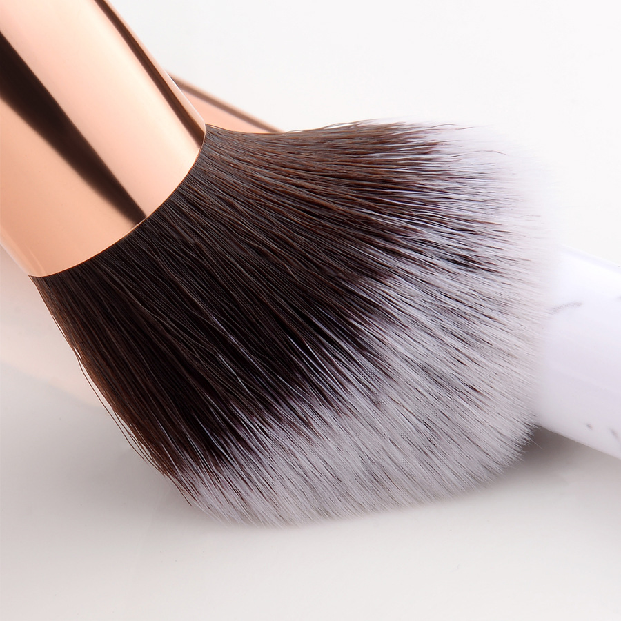 Hot Selling 10PCS Foundation Face Blush Marble Cosmetic Tools Beauty Makeup Brush Set