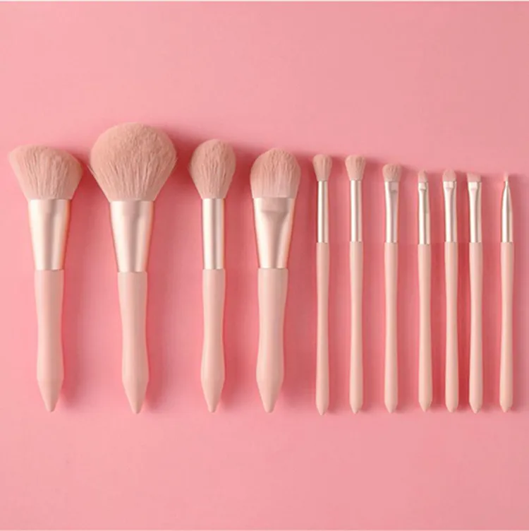 11 PCS Mini Cute Wholesale Make up Tools Professional Powder Brush Makeup Brush Set with Bag