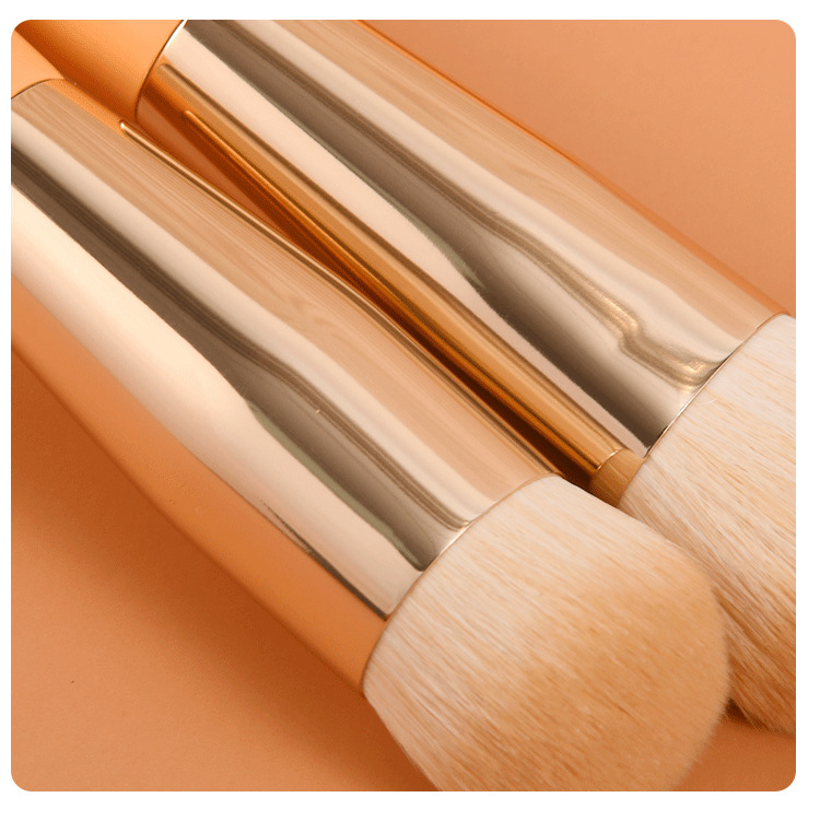 Beautichen 10PCS Vibrant Orange Youth Makeup Brush Set - OEM Private Label