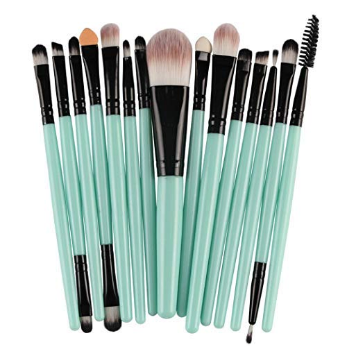 Beautichen Makeup Brush Set for Women: 15PCS Foundation Powder Eyeshadow Brushes