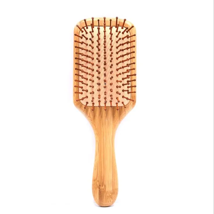 Wholesale Hair Salon Natural Bamboo Hair Brush Set