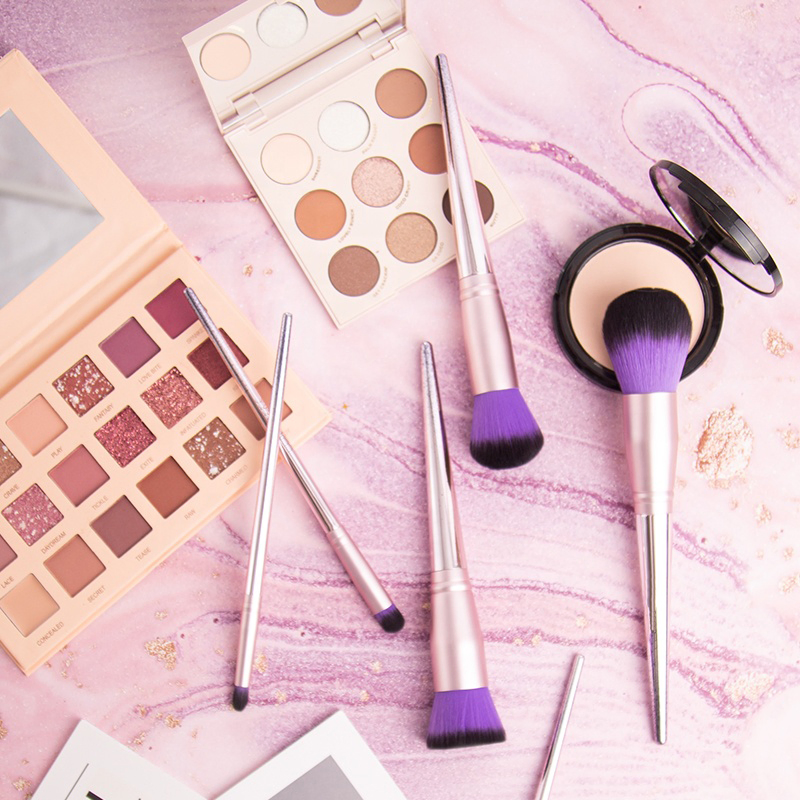 Face Brushes Makeup Custom Cosmetics Make up Brushes Vegan High Quality Private Logo 6PCS Makeup Brush Set
