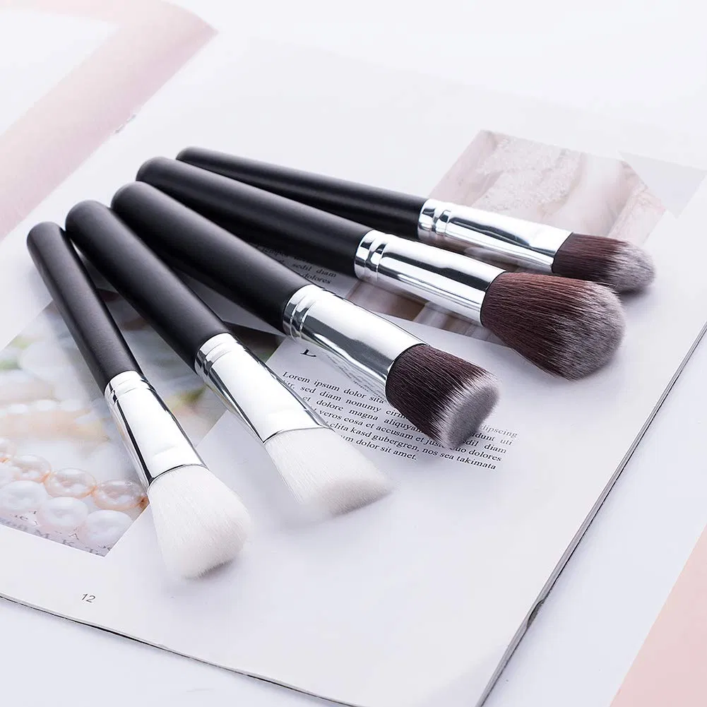 Beautichen 15pieces Black Unique PRO Manufacturer Vegan Wooden Professional Private Label Custom New Luxury Make up Brushes Set