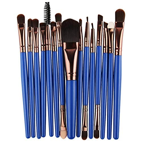 Beautichen Color Custom Logo Professional Private Label Vegan Beauty Makeup Brushes Super Soft Vegan Cosmetics Foundation 15PCS Makeup Brush Set