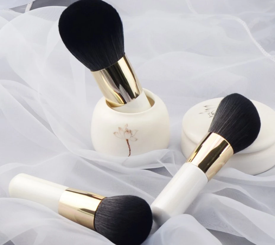 Big Size Fat Mound Loose Paint Soft Fiber Wool Beginner Makeup Brush Tool Honey Paint