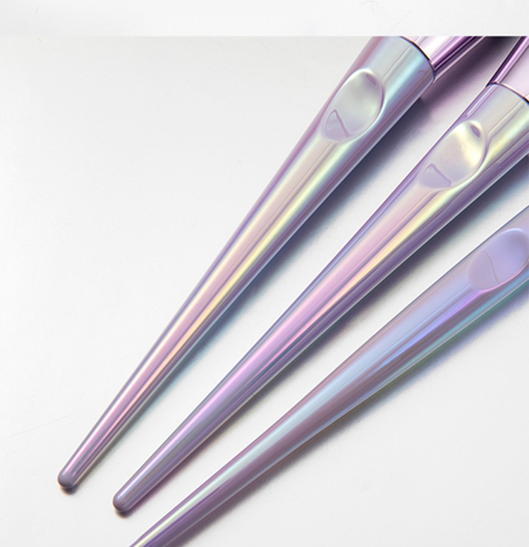 Gold Plating Handle Eyebrow Blending Foundation Eyeshadow Powder Make up Brushes Set De Brochas De Maquillaje Makeup Brush Set