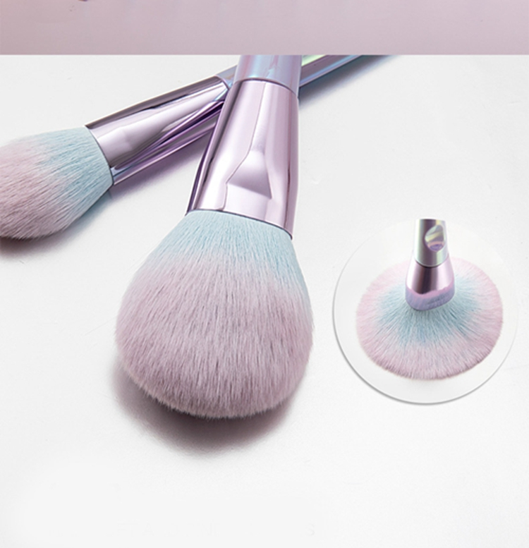 Gold Plating Handle Eyebrow Blending Foundation Eyeshadow Powder Make up Brushes Set De Brochas De Maquillaje Makeup Brush Set
