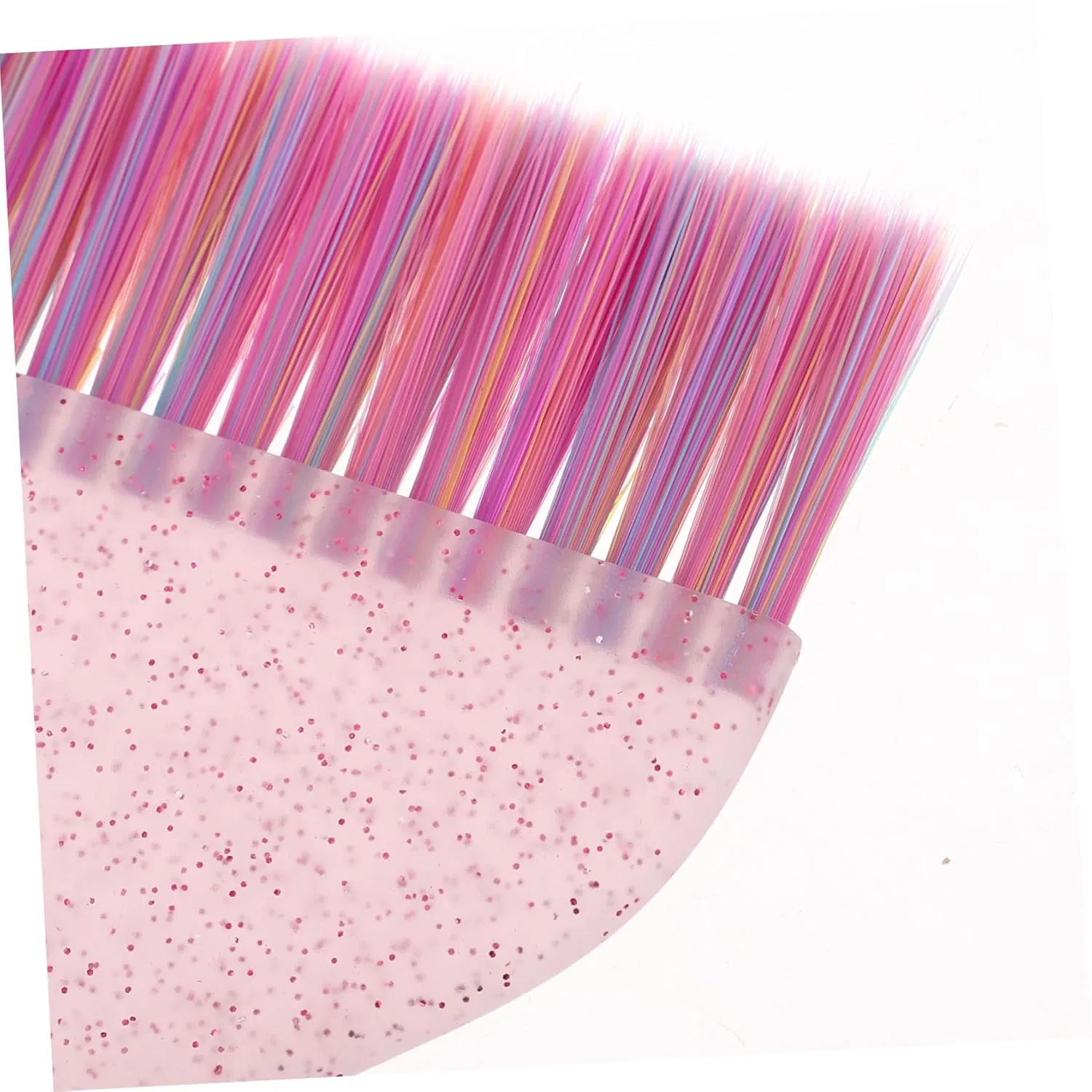 Beautichen Fan-Shaped Hair Coloring Brush Set – Gradient Pink-to-Purple Bristles Hair Dye Brush for Salon and Home Use, Ideal for Hair Coloring, Highlight