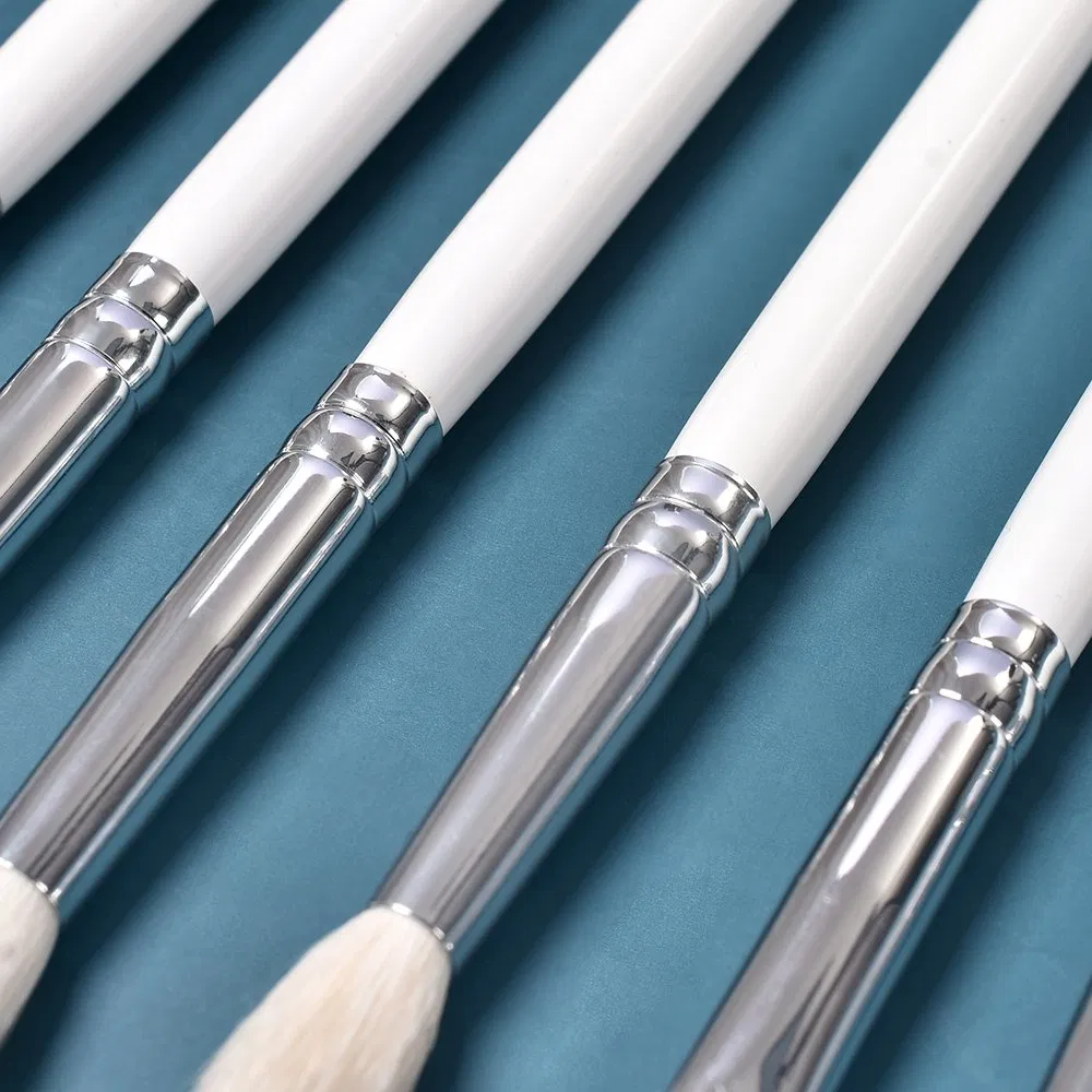 15PCS Synthetic Personalized Wholesale Your Own Brand Custom Logo Private Label Professional Brown Makeup Brush Set