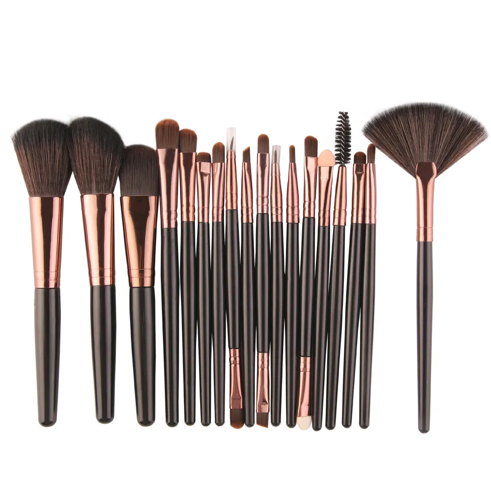 18PCS Makeup Brushes Set for Eye Shadow Foundation Powder Eyeliner Eyelash Lip Cosmetics