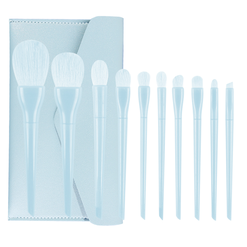 Professional 10PCS Make up Brush Set for Eye Shadow Lip Face with Logo Private Label Powder Foundation