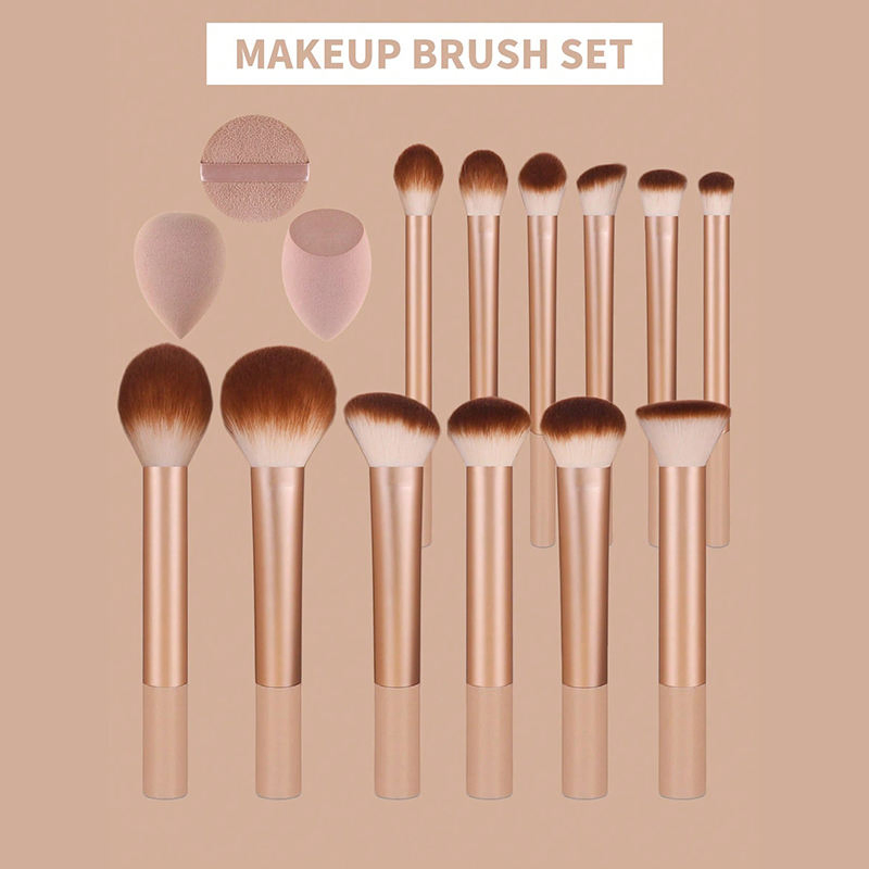 Professional Large Combo Eyeshadow Blush Beauty Cosmetic Makeup Brushes Set