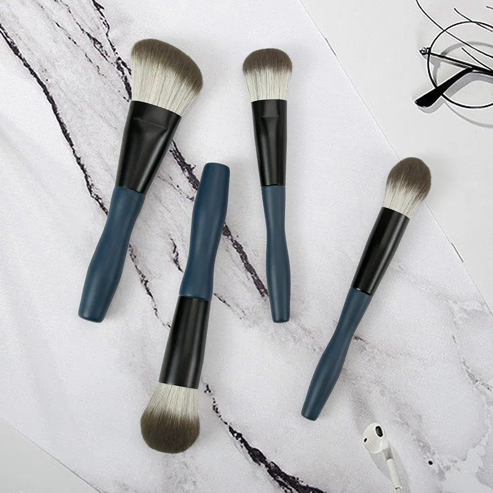 Private Label Wholesale Nail Art 4PCS Makeup Cosmetic Brush Set Nylon Hair Maquillage Brush for Face