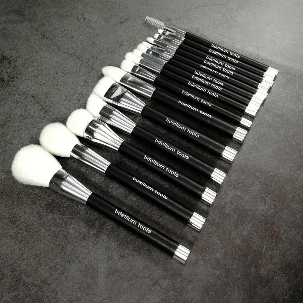15PCS Nail Art Magnetic Beauty Tool Makeup Cosmetic Detailing Brush Set for Face Lip Eye Shadow