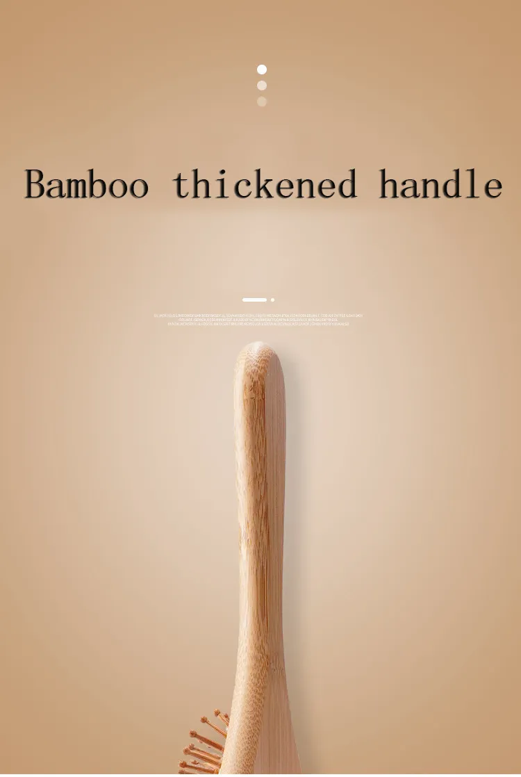 Wholesale Hair Salon Natural Bamboo Hair Brush Set