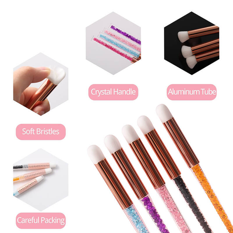High Quality Diamond Nose Contour Brush, Eyelash Cleaning Brush