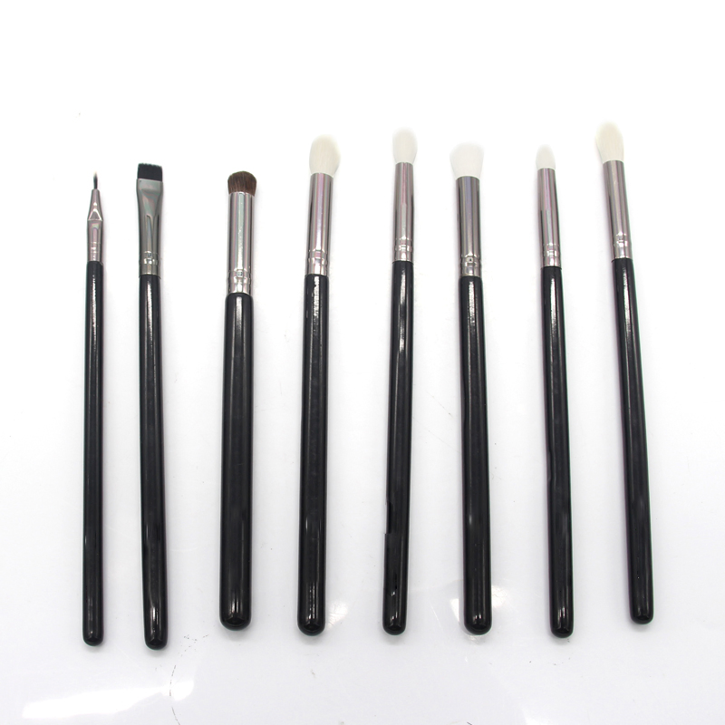 18PCS Double-Ended Makeup Brush Vegan Face Black Set of Makeup Brush for Cosmetics