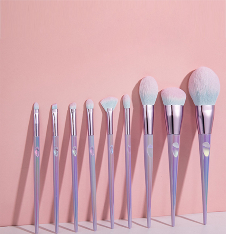 Gold Plating Handle Eyebrow Blending Foundation Eyeshadow Powder Make up Brushes Set De Brochas De Maquillaje Makeup Brush Set