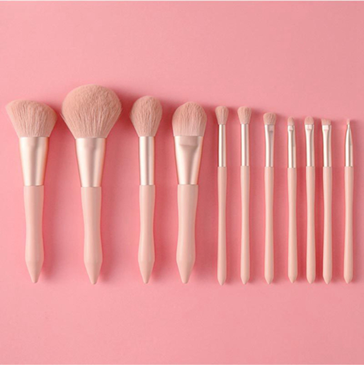 11 PCS Mini Cute Wholesale Make up Tools Professional Powder Brush Makeup Brush Set with Bag