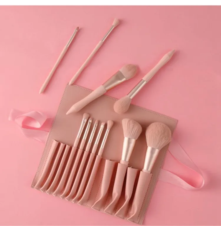 11 PCS Mini Cute Wholesale Make up Tools Professional Powder Brush Makeup Brush Set with Bag