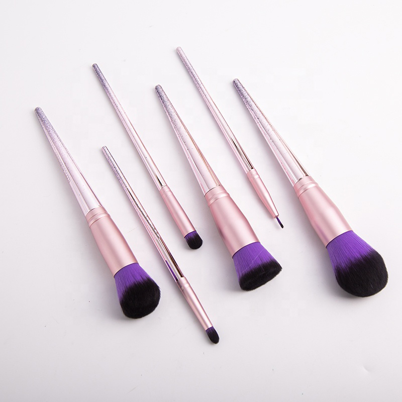 Face Brushes Makeup Custom Cosmetics Make up Brushes Vegan High Quality Private Logo 6PCS Makeup Brush Set