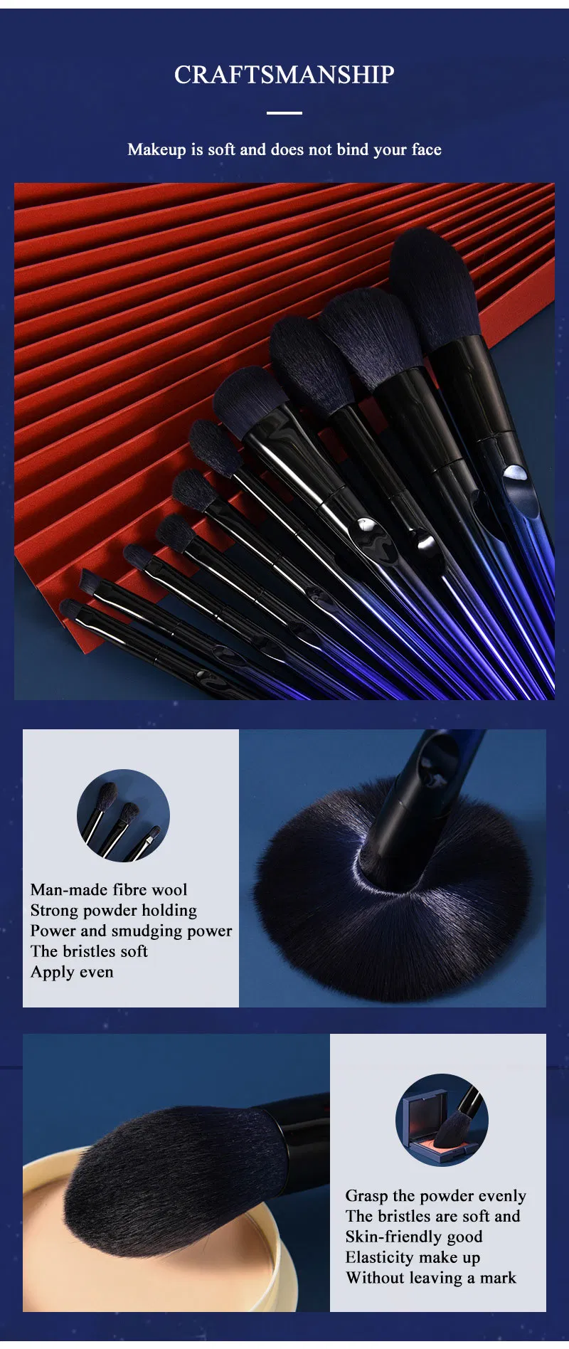 Makeup Brush Set View 2