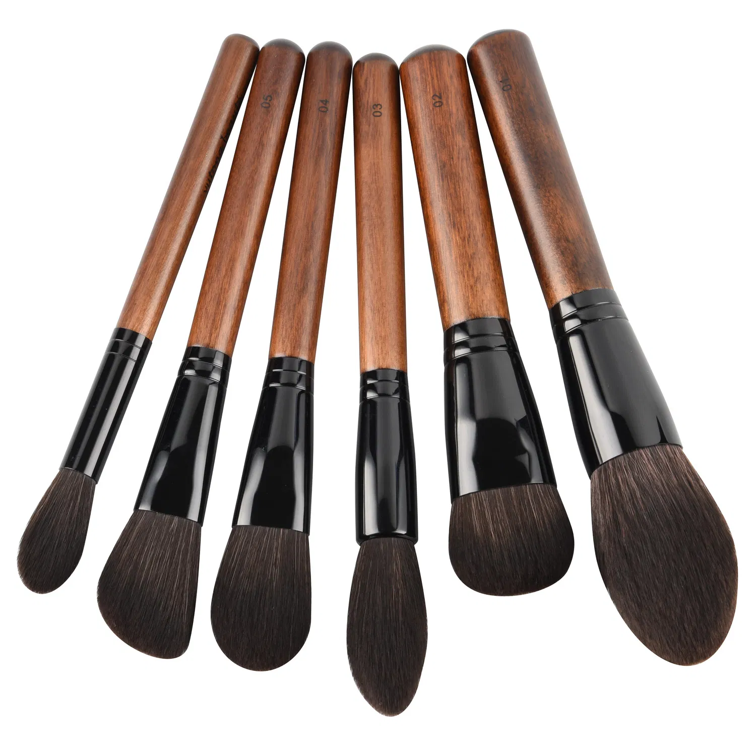 Beautichen Makeup Brushes Private Label Low Price Professional Makeup Brush 15 Black Eye Makeup Brush Set