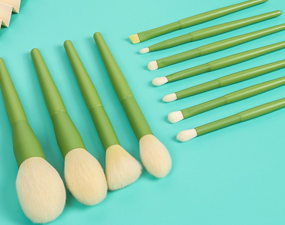 Hot Sale High Quality Personalized Mini Portable Makeup Brush Candy Color Matte Soft Hair Makeup Brush Set