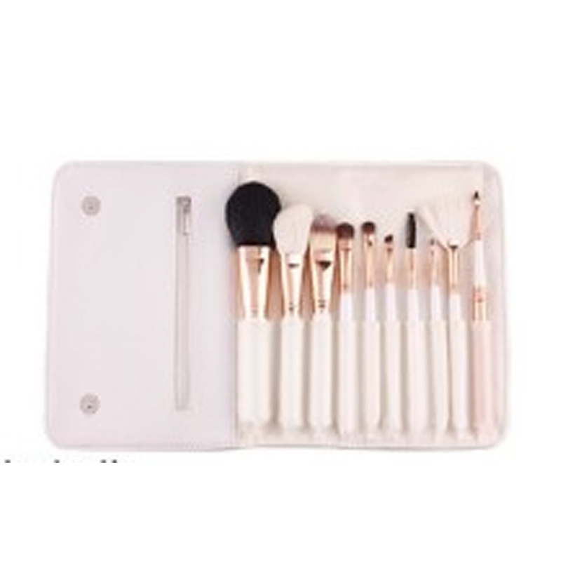 Professional Makeup Brush Set 10PCS in One Vegan Eyeshadow Brush Foundation Brush Cosmetics Kit