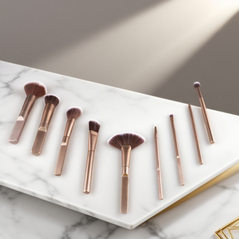 Cleaner Face Powder Makeup Brush Set with Professional