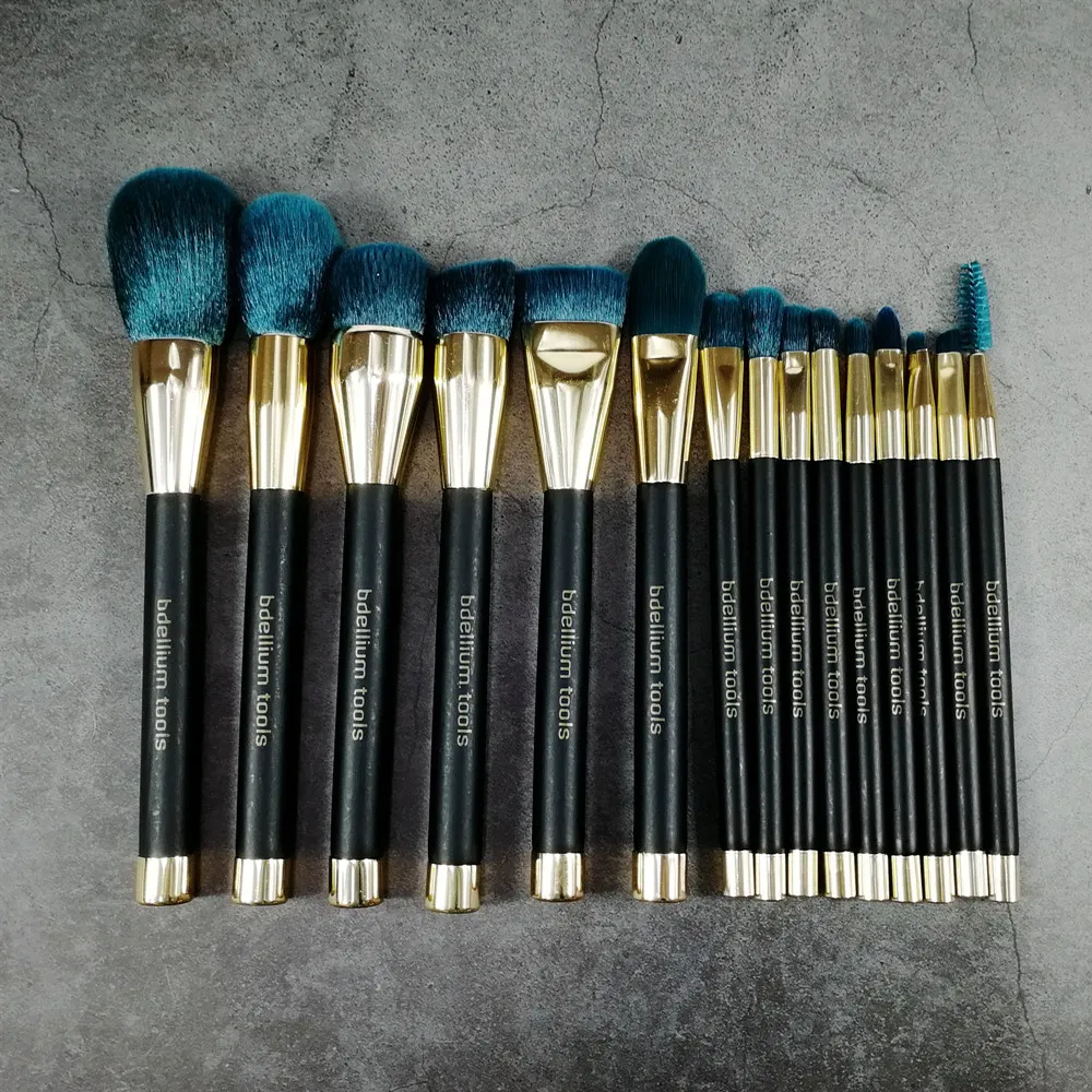 15PCS Nail Art Magnetic Beauty Tool Makeup Cosmetic Detailing Brush Set for Face Lip Eye Shadow