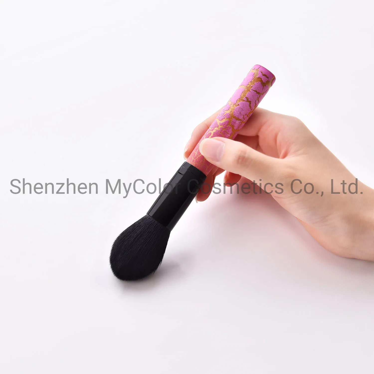 8PCS Pink Leopard Print Powder Brush Cheap Modern Mini Beauty Makeup Cosmetic Set Manufacturer of Make-up Brushes