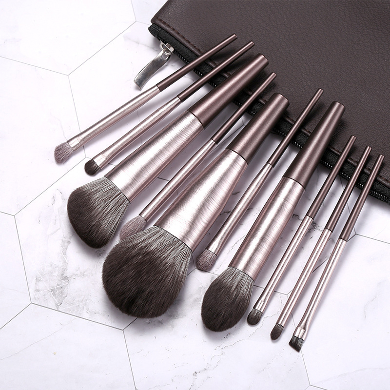 Hotselling 2021 Maquillaje 10PCS Private Label ODM OEM Factory Cosmetics Brushes Foundation Brush Face Brush Lip Brush Makeup Brushes Set