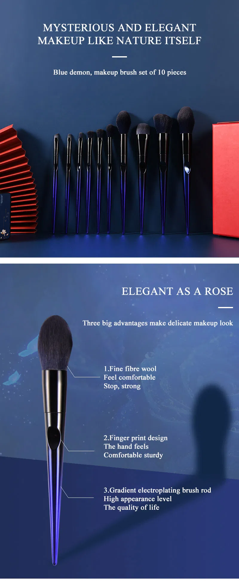 Makeup Brush Set View 1