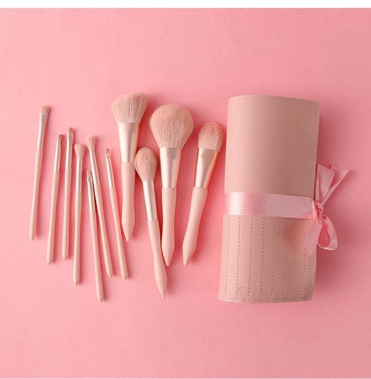 11 PCS Mini Cute Wholesale Make up Tools Professional Powder Brush Makeup Brush Set with Bag