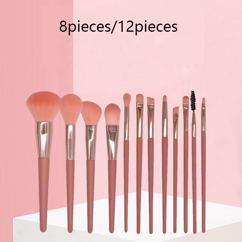 12PCS Cosmetic Brushes Private Label Makeup Brush Set for Eyes Synthetic
