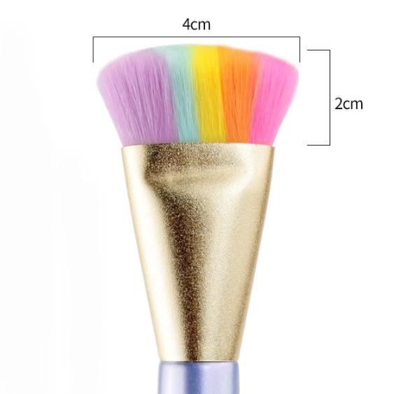 Professional Nylon Synthetic Hair Highlight Cosmetics Makeup Brush Set