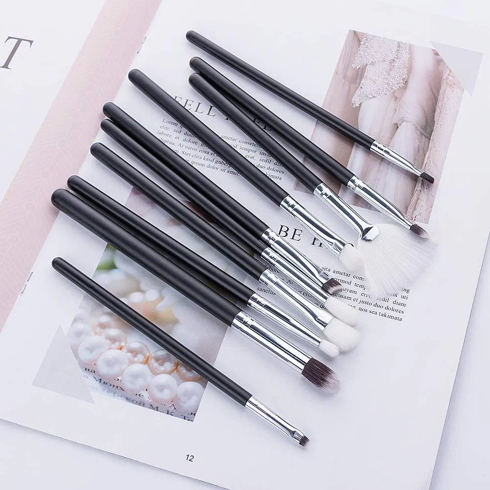 Beautichen 15pieces Black Unique PRO Manufacturer Vegan Wooden Professional Private Label Custom New Luxury Make up Brushes Set