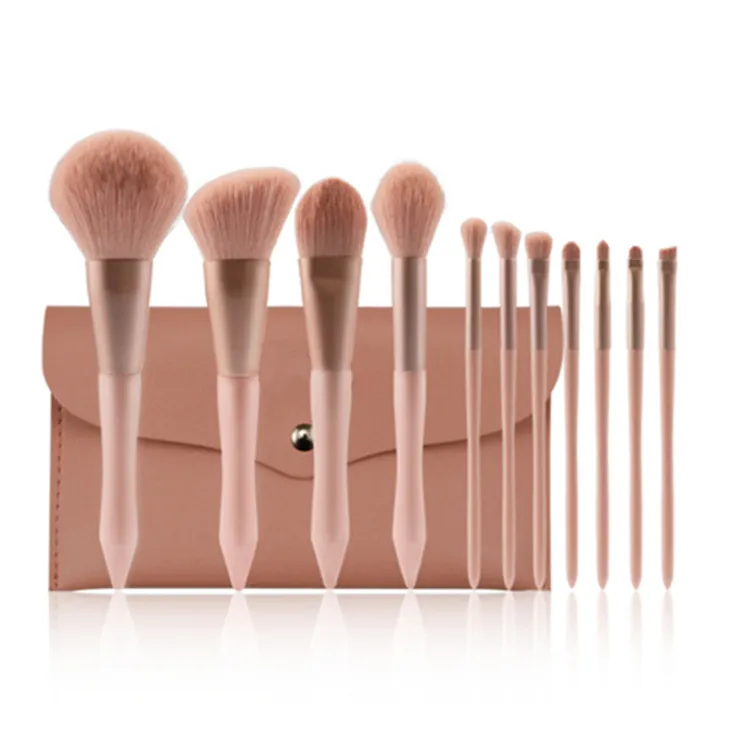 11 PCS Mini Cute Wholesale Make up Tools Professional Powder Brush Makeup Brush Set with Bag